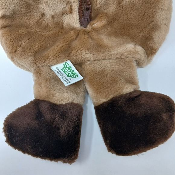 Rennoc Santas Best 3D Brown Dog Christmas Stocking 20" With Pockets - Picture 12 of 14